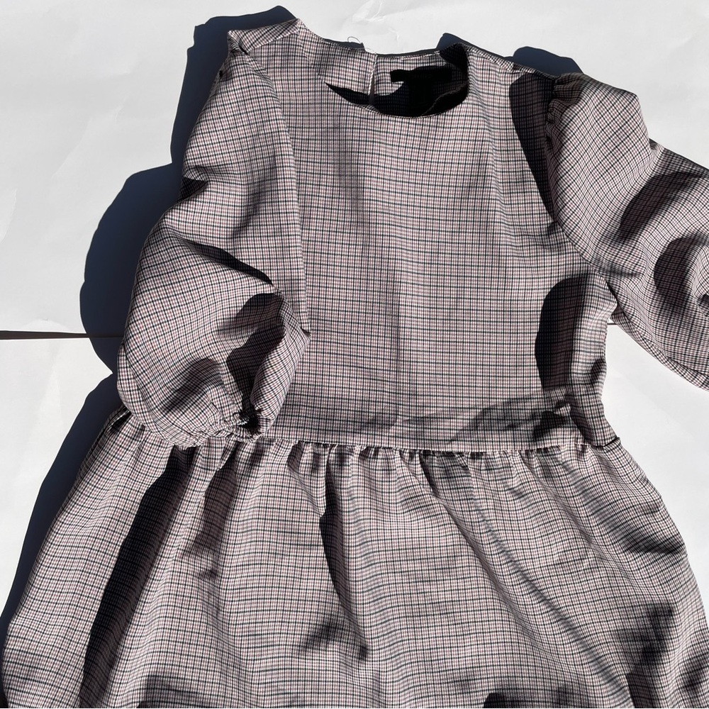 Vintage Style Patterned Forever 21 Babydoll dress